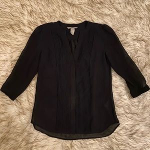Sheer Black Blouse